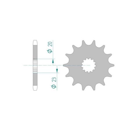 Kit Chaine DC SUZUKI GSF 400 M,N,(BANDIT) (1991-1992) BANDIT