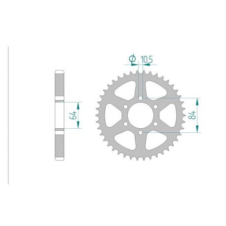 Kit Chaine DC SUZUKI GSX 400 E-S Z,D,E,F,G,H (1982-1987)