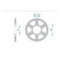 Kit Chaine DC SUZUKI DR 750 S J,(DRUM BRAKE) (1988) DRUM BRAKE