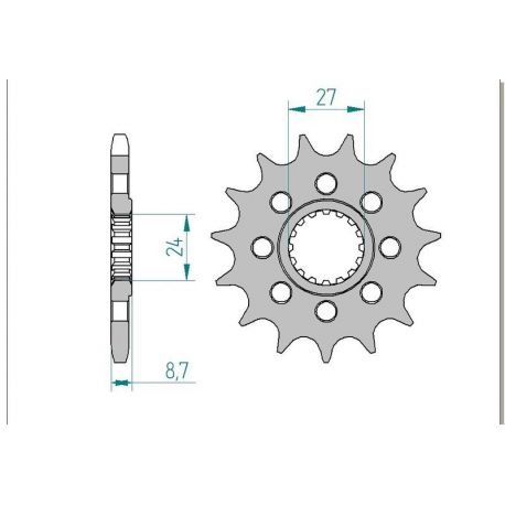 Kit Chaine DC SUZUKI GSX-R 1000 K9,L0,L1,L2,L3,(ENDURANCE STEEL) (2009-2013) ENDURANCE STEEL