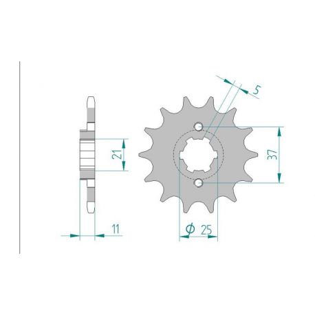 Kit Chaine DC SYM TRACK RUNNER 200 (2005 2009)