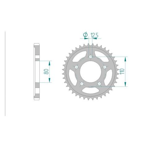 Kit Chaine DC TRIUMPH 750 TRIDENT (1991-1998)