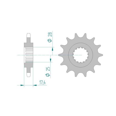 Kit Chaine DC VOXAN 1000 ROADSTER (1999-2007)