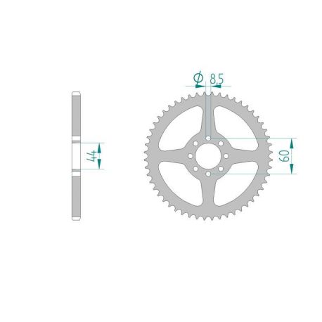 Kit Chaine DC YAMAHA DT 50 R (4CT) (1996) 4CT