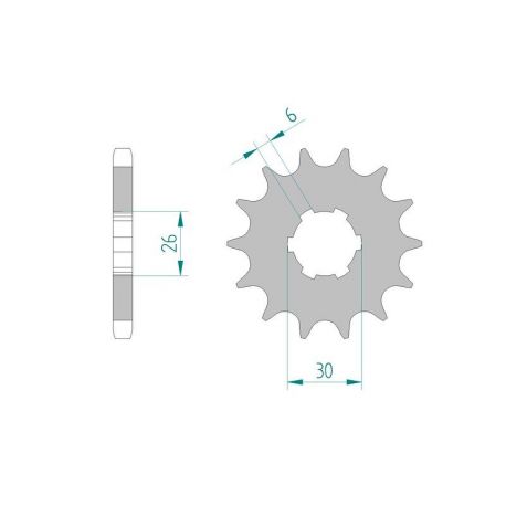 Kit Chaine DC YAMAHA XS 650 (1H1/3L1) (1975-1981) 1H1/3L1
