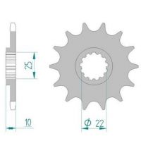 Kit Chaine DC YAMAHA XT 660 ZA ABS (2B2) (2011-2013) 2B2 2