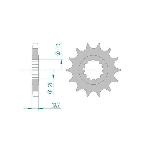 Kit Chaine DC YAMAHA XJR 1200 /SP (4PU) (1995-1998) 4PU