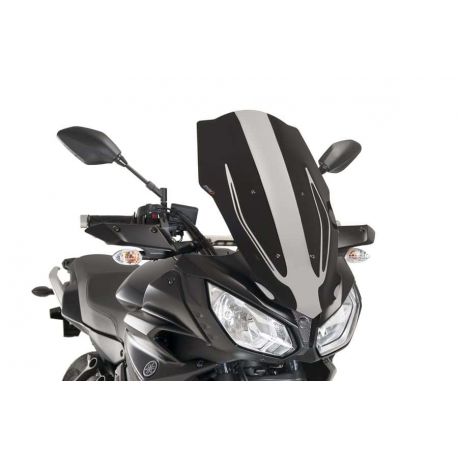 Bulle Touring PUIG pour YAMAHA MT-07 Tracer 2016 2018 noire