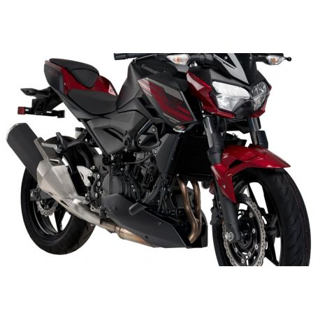 Sabot moteur PUIG pour KAWASAKI Z400 2019 noir face Sabot moteur PUIG pour KAWASAKI Z400 2019 noir face