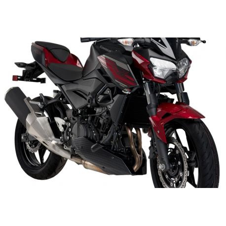 Sabot moteur PUIG pour KAWASAKI Z400 2019 carbone Sabot moteur PUIG pour KAWASAKI Z400 2019 carbone