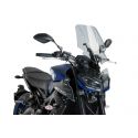 Support bulle MEM PUIG pour YAMAHA MT-09 position haute Support bulle MEM PUIG pour YAMAHA MT-09 position haute