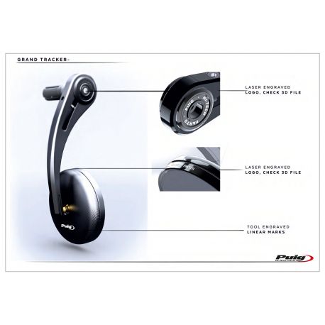 Rétroviseur moto PUIG Grand Tracker details