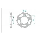 Kit chaine AFAM acier DUCATI 906 PASO pas 520 1989 à 1989