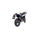 Silencieux d'echapement moto REMUS Black Hawk Yamaha 700 Tenere 3/4 arriere