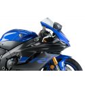 Ailerons Downforce pour YAMAHA YZF-R6 2019 bleu coté