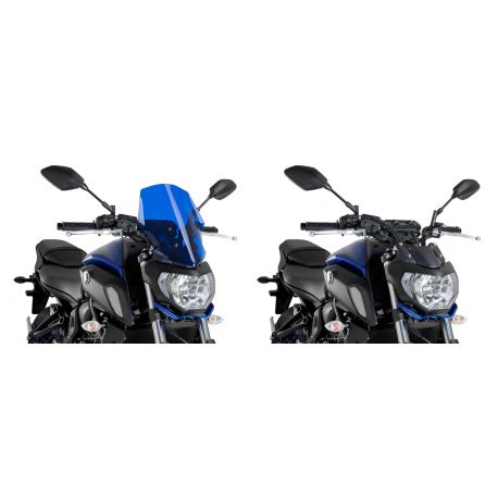 Saute vent PUIG Naked new génération TOURING pour YAMAHA MT-07 2019 comparatif