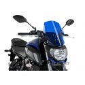 Saute vent PUIG Naked new génération TOURING pour YAMAHA MT-07 2019 bleu