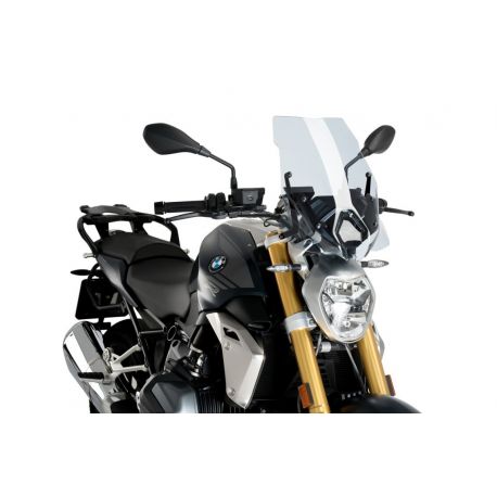 Saut vent Naked New génération touring BMW R1250 R 2019 équipé du support origine