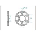 Kit chaine DID  ACIER YAMAHA YZF-R 125 5D7 2018 à 2020 couronne
