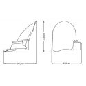 Garde boue arriere PUIG pour KTM 1290 Super Adventure 2020 dimensions Garde boue arriere PUIG pour KTM 1290 Super Adventure 2020 dimensions