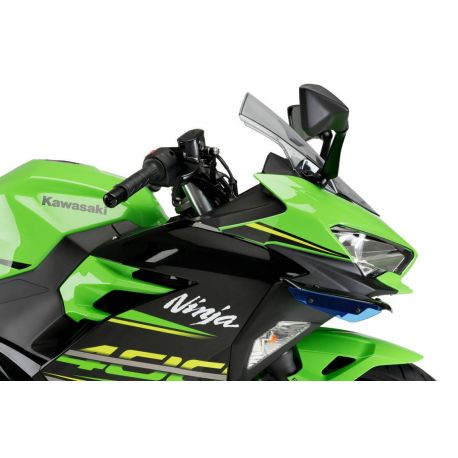 Ailerons Downforce pour KAWASAKI Ninja 400 2020 bleu