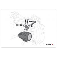 Support de phare auxiliaire pour BMW F850GS 2018 2020 non contractuel 2