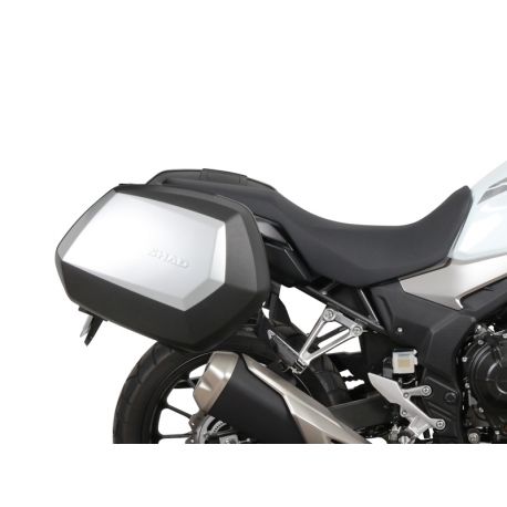 Fixation 3P system SHAD pour HONDA CB500 X 2016 2020 gros plan