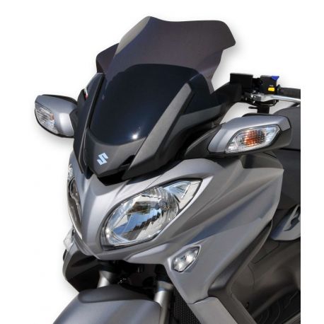 Pare brise sport ERMAX pour scooter SUZUKI Burgman 650 Executive 2013 2020 gauche gros plan