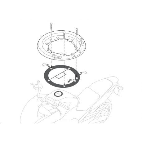 Support LOCK'N START pour sacoche réservoir Bagster