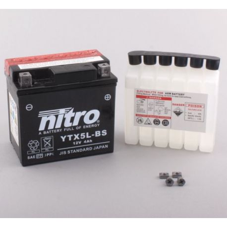 Batterie de moto NITRO YTX5L-BS