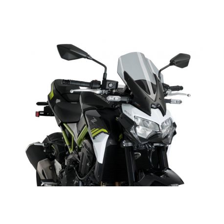 Saute vent PUIG NAKED NEW Génération touring pour KAWASAKI Z900 2020 fumé clair
