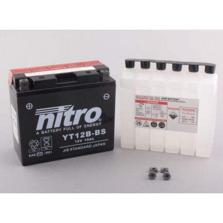 Batterie de moto NITRO YT12B-BS