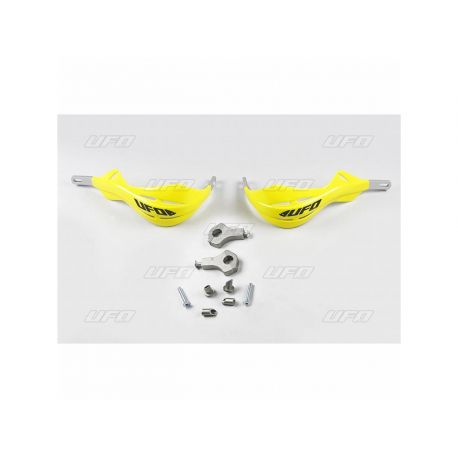 Protège mains Intégral avec kit de montage jaune Protège mains Intégral avec kit de montage jaune