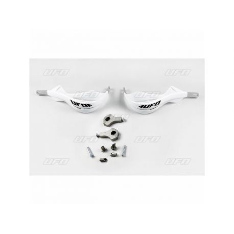 Protège mains Intégral avec kit de montage blanc Protège mains Intégral avec kit de montage blanc