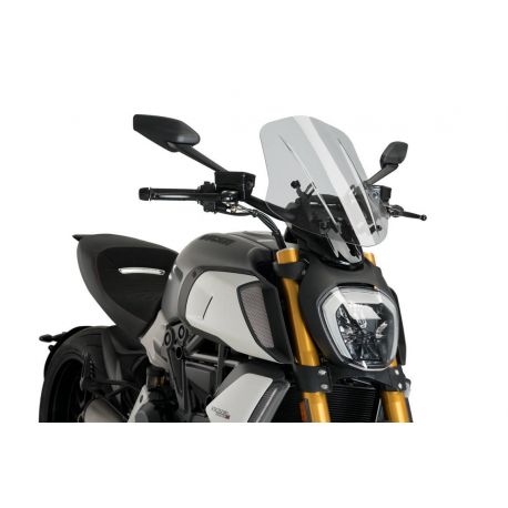 Saute vent Naked new generation touring réglable DUCATI DIAVEL 1260