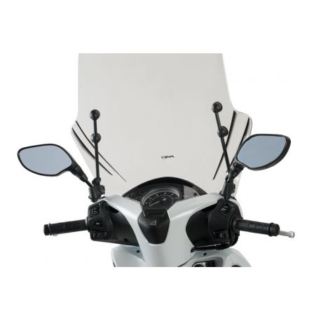 Pare brise T X Honda Scoopy SH 125 150 2018 2019 gros plan