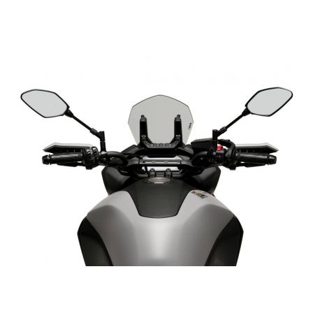 Bulle Sport PUIG pour Yamaha MT-07 Tracer vue pilote