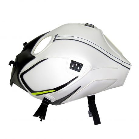 Protège réservoir BAGSTER KAWASAKI Z650 blanc lisere noir