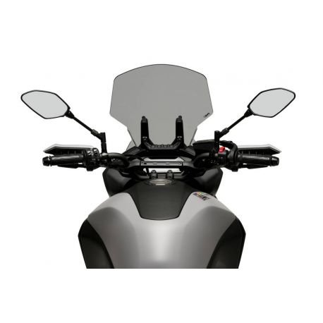 Bulle Touring PUIG pour Yamaha MT-07 Tracer vue du pilote