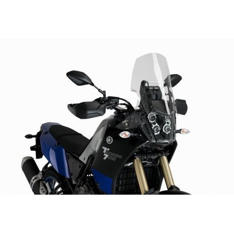 Support bulle MEM PUIG avec bulle Touring pour Yamaha Ténéré 700