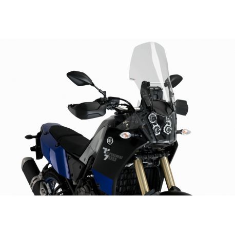 Support bulle MEM PUIG avec bulle Touring pour Yamaha Ténéré 700