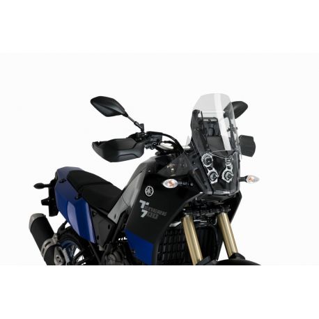 Support bulle MEM PUIG avec bulle Touring pour Yamaha Ténéré 700
