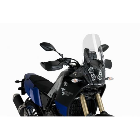 Support bulle MEM PUIG avec bulle Touring pour Yamaha Ténéré 700