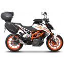 Fixations pour sacoche latérale KTM 125 390 Duke 2017 2019 top case et sacoche