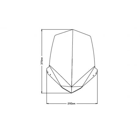 Saut vent Naked New génération sport Honda CB500F 16 20 dimensions