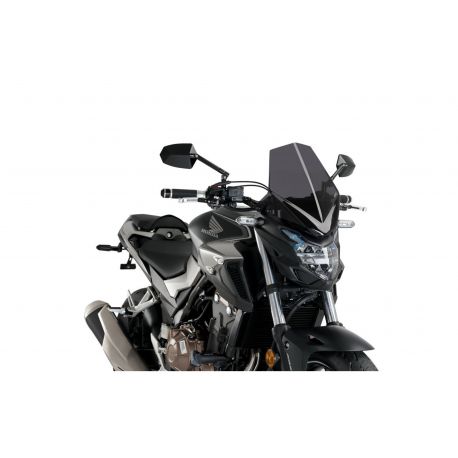 Saut vent Naked New génération sport Honda CB500F 16 20 fumé foncé