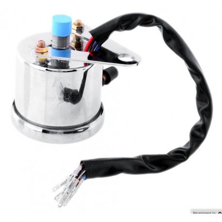 Compteur Kilométrique mécanique 0 a 160klm chromé connection Compteur Kilométrique mécanique 0 a 160klm chromé connection