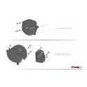 Kit protection carter PUIG pour KAWASAKI Z1000 montage Kit protection carter PUIG pour KAWASAKI Z1000 montage