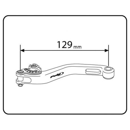 Levier d'embrayage PUIG court 3.0 Levier d'embrayage PUIG court 3.0