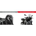 Saute vent Naked new generation touring BMW F900R 2020 pour support origine comparatif monté